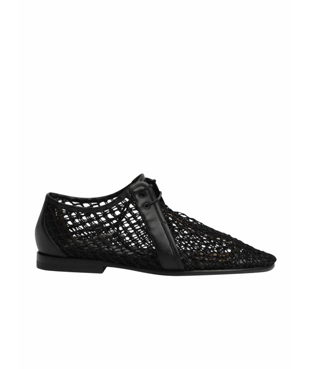 SAINT LAURENT Черные кожаные лоферы, фото 1