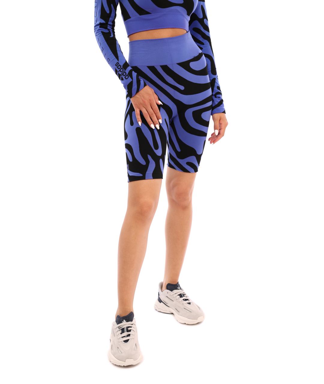 ADIDAS BY STELLA MCCARTNEY Синие леггинсы и велосипедки, фото 1
