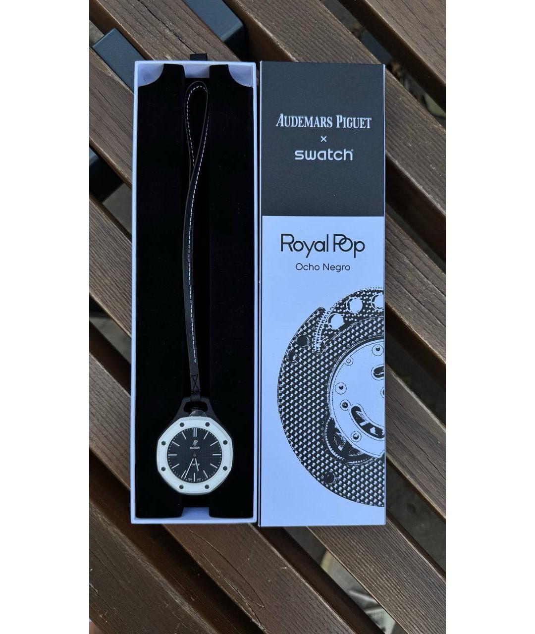 Swatch Черные часы, фото 3