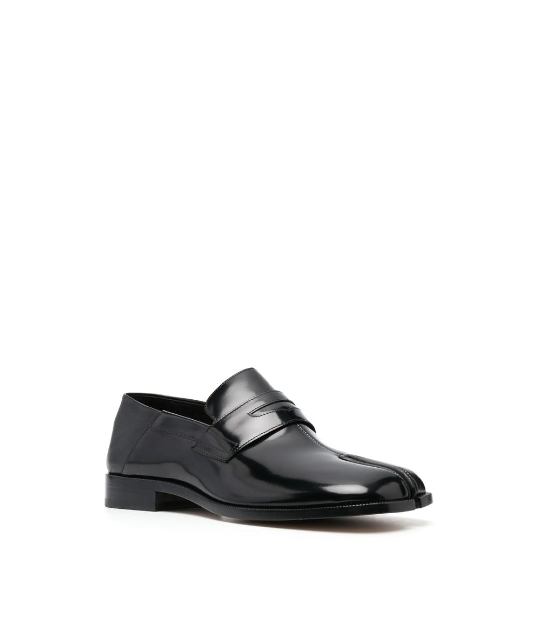 MAISON MARGIELA Черные кожаные лоферы, фото 4