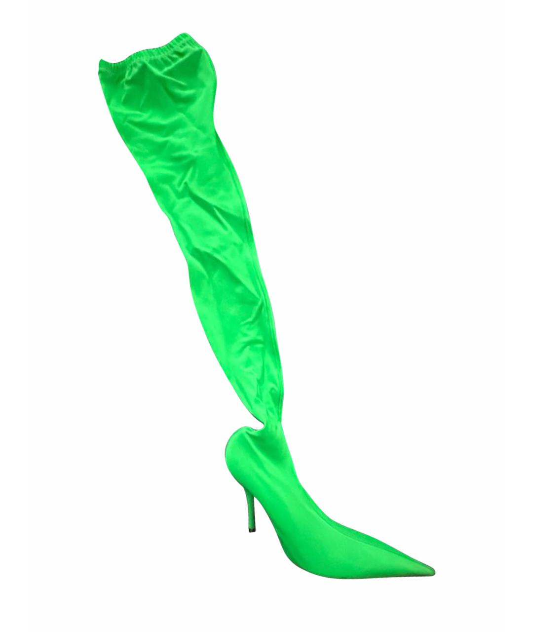 BALENCIAGA Зеленые сапоги, фото 1