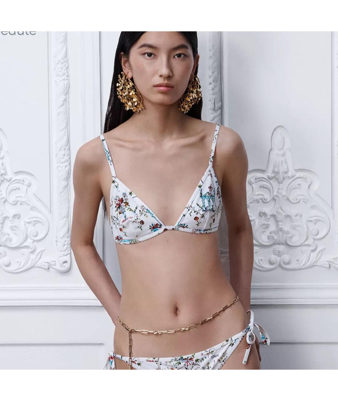 CHRISTIAN DIOR Белый купальник, фото 2