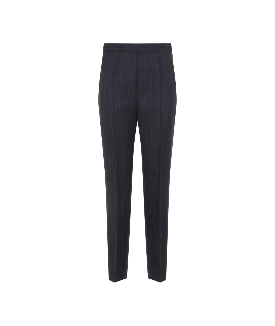 JIL SANDER Мульти шерстяные прямые брюки, фото 1