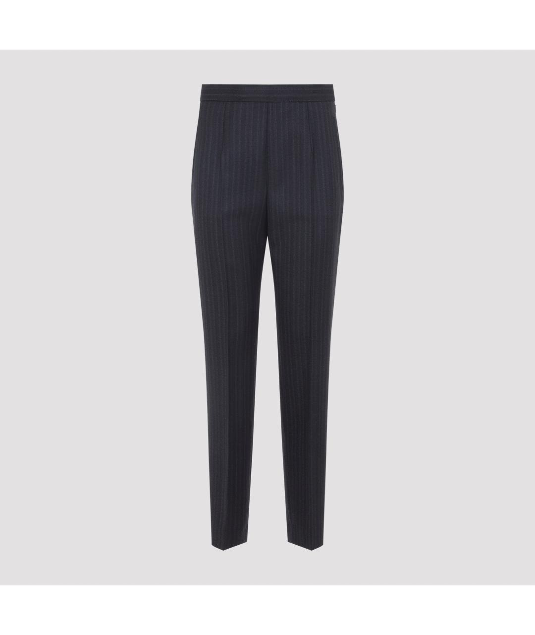 JIL SANDER Мульти шерстяные прямые брюки, фото 2