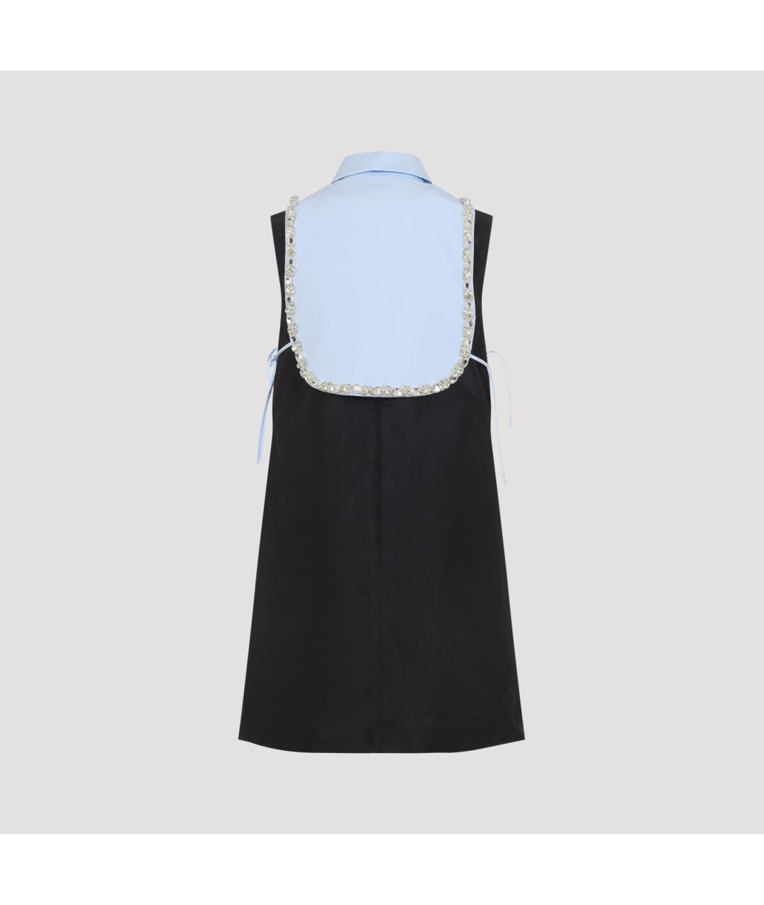 PRADA Черное полиэстеровое платье, фото 3