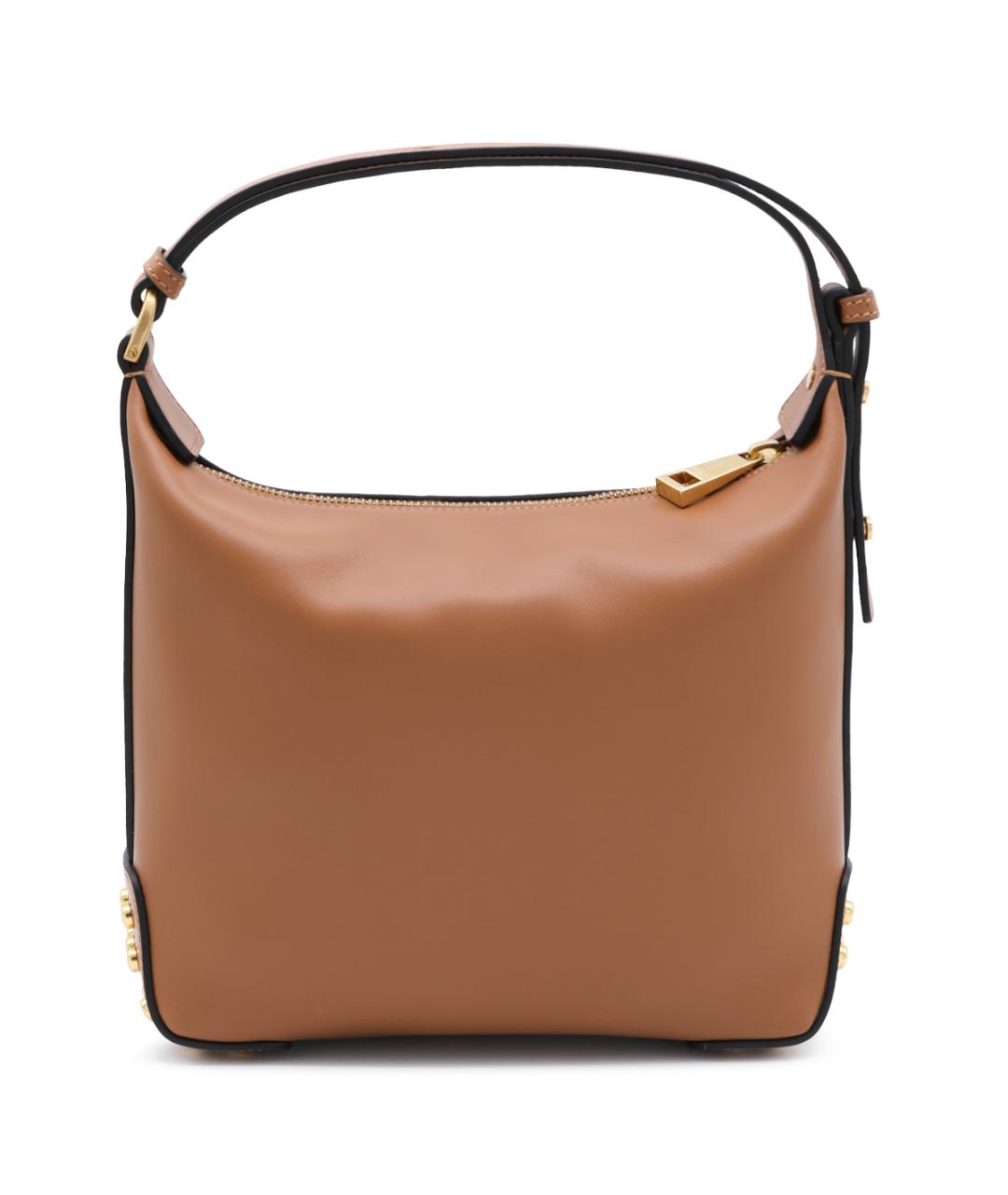 TOD'S Коричневая кожаная сумка тоут, фото 3