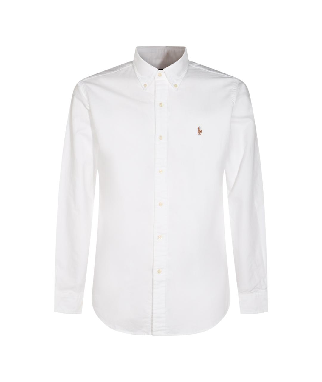 POLO RALPH LAUREN Белая хлопковая классическая рубашка, фото 1
