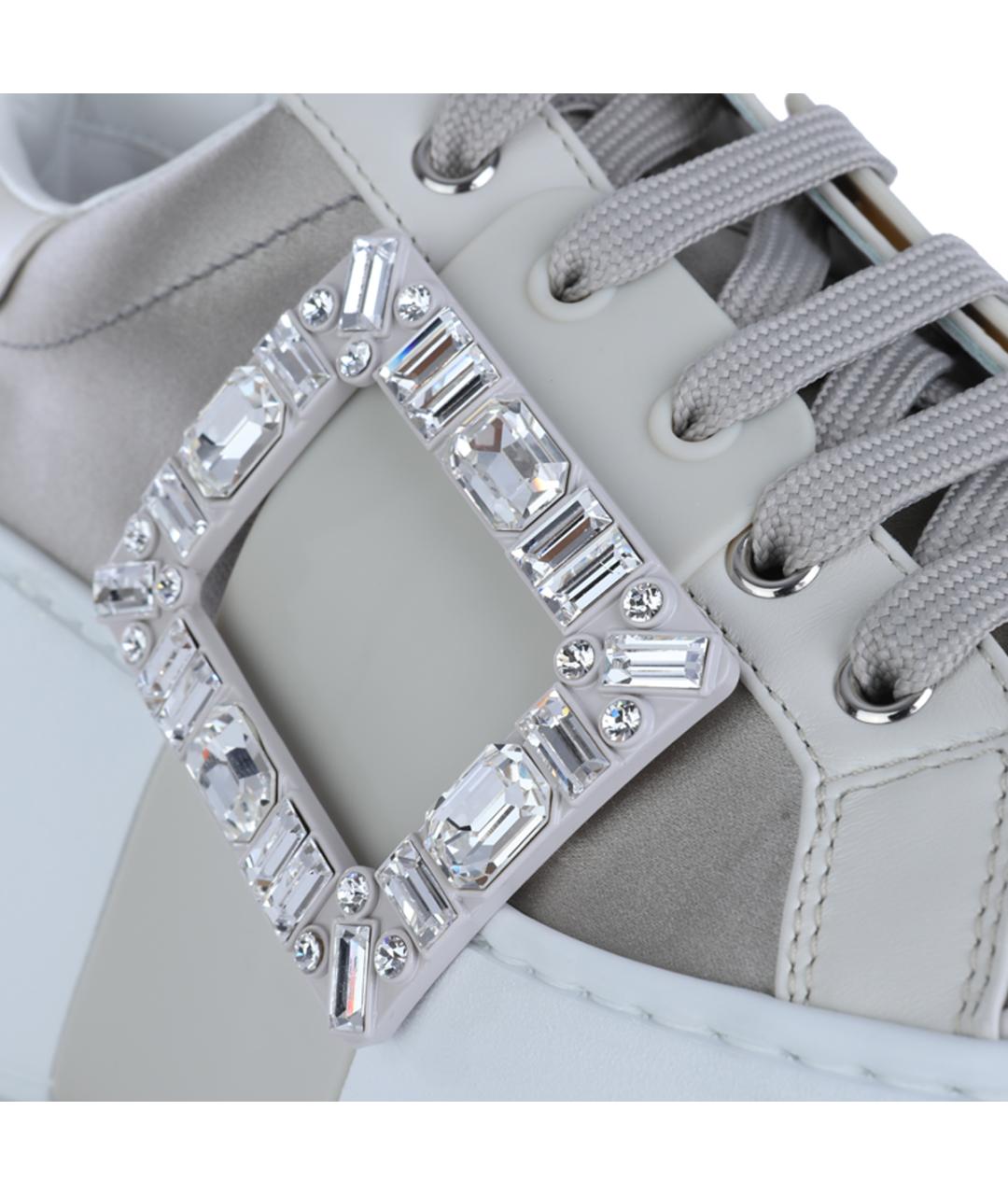 ROGER VIVIER Серые кроссовки, фото 4