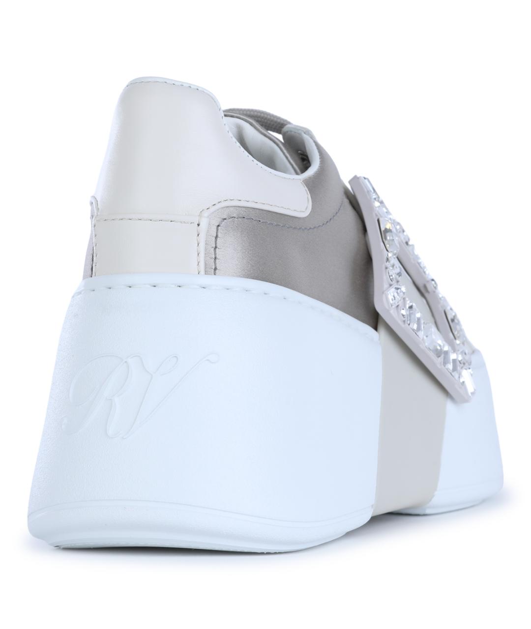 ROGER VIVIER Серые кроссовки, фото 3