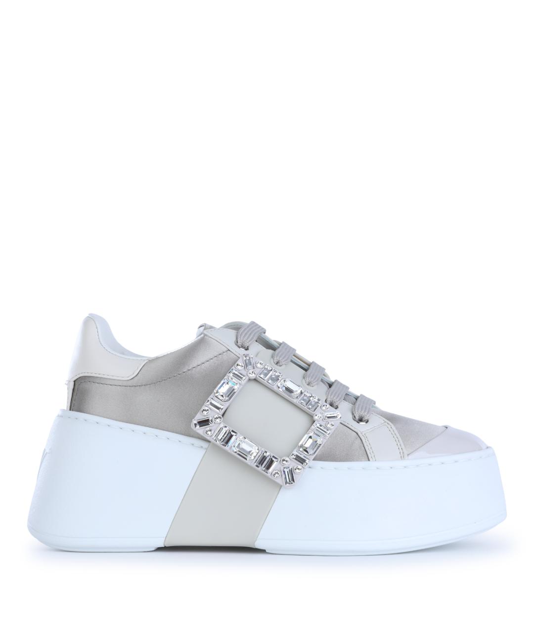 ROGER VIVIER Серые кроссовки, фото 1