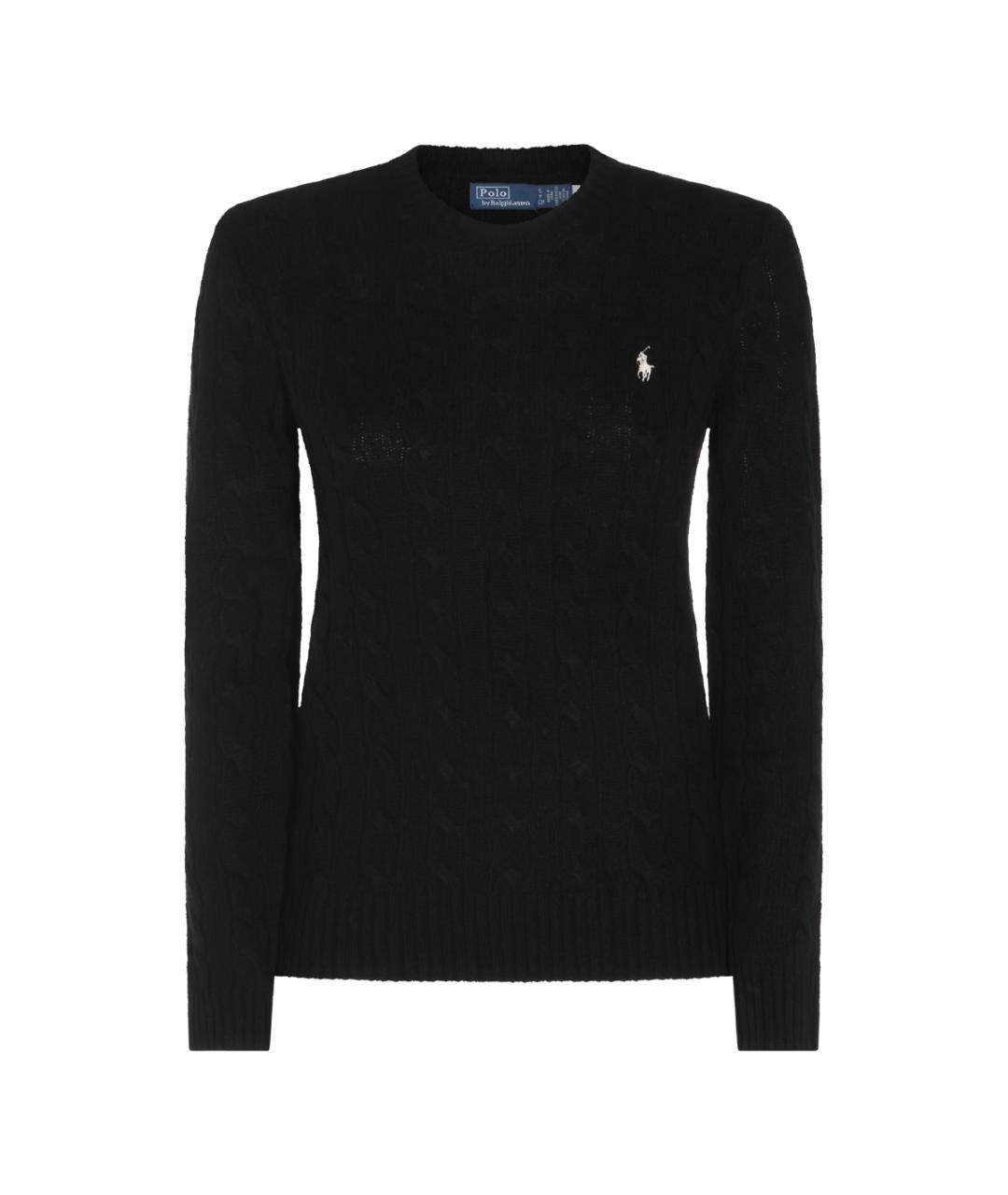 POLO RALPH LAUREN Черный шерстяной джемпер / свитер, фото 1