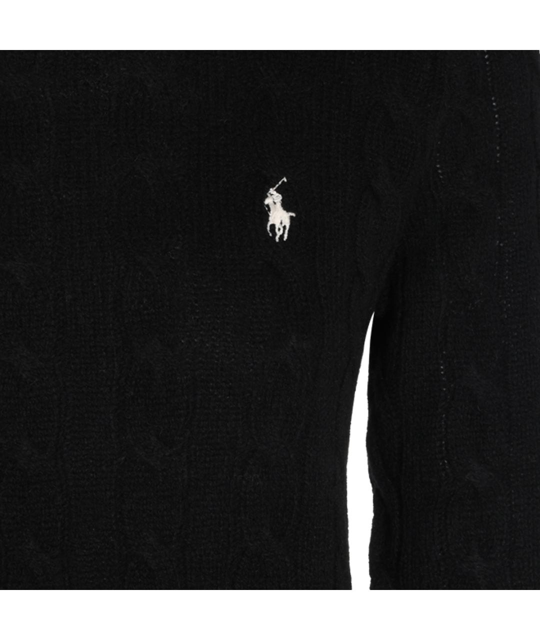 POLO RALPH LAUREN Черный шерстяной джемпер / свитер, фото 3