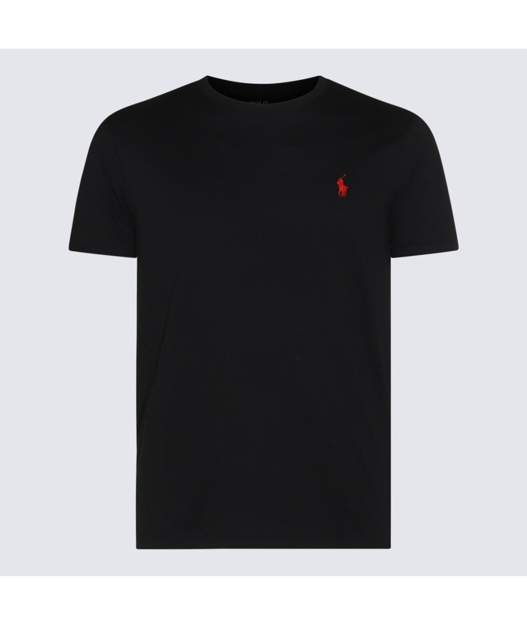 POLO RALPH LAUREN Черная хлопковая футболка, фото 4