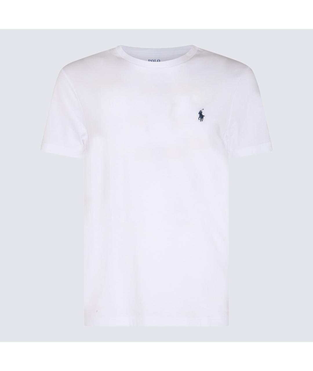 POLO RALPH LAUREN Белая хлопковая футболка, фото 4