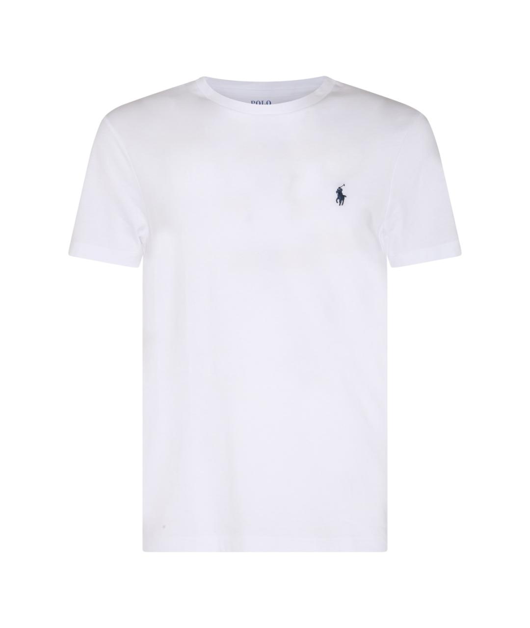 POLO RALPH LAUREN Белая хлопковая футболка, фото 1
