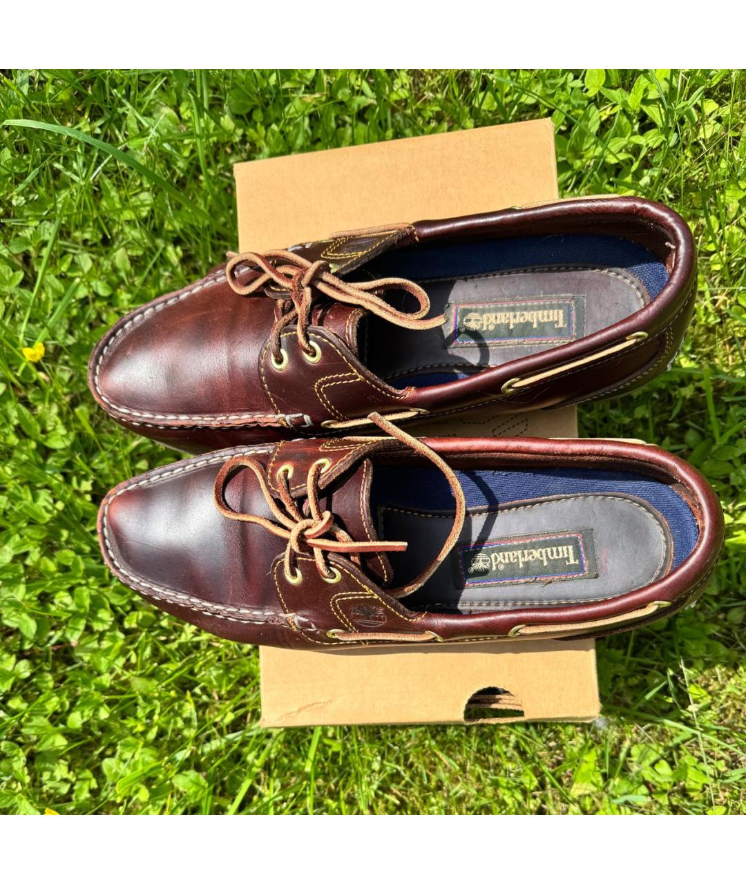 TIMBERLAND Коричневые кожаные мокасины, фото 3