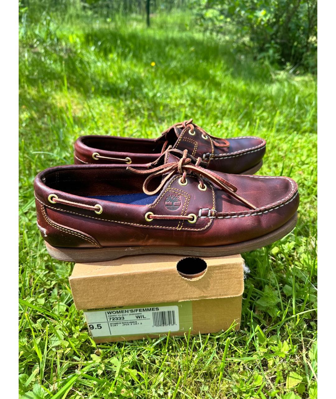 TIMBERLAND Коричневые кожаные мокасины, фото 5