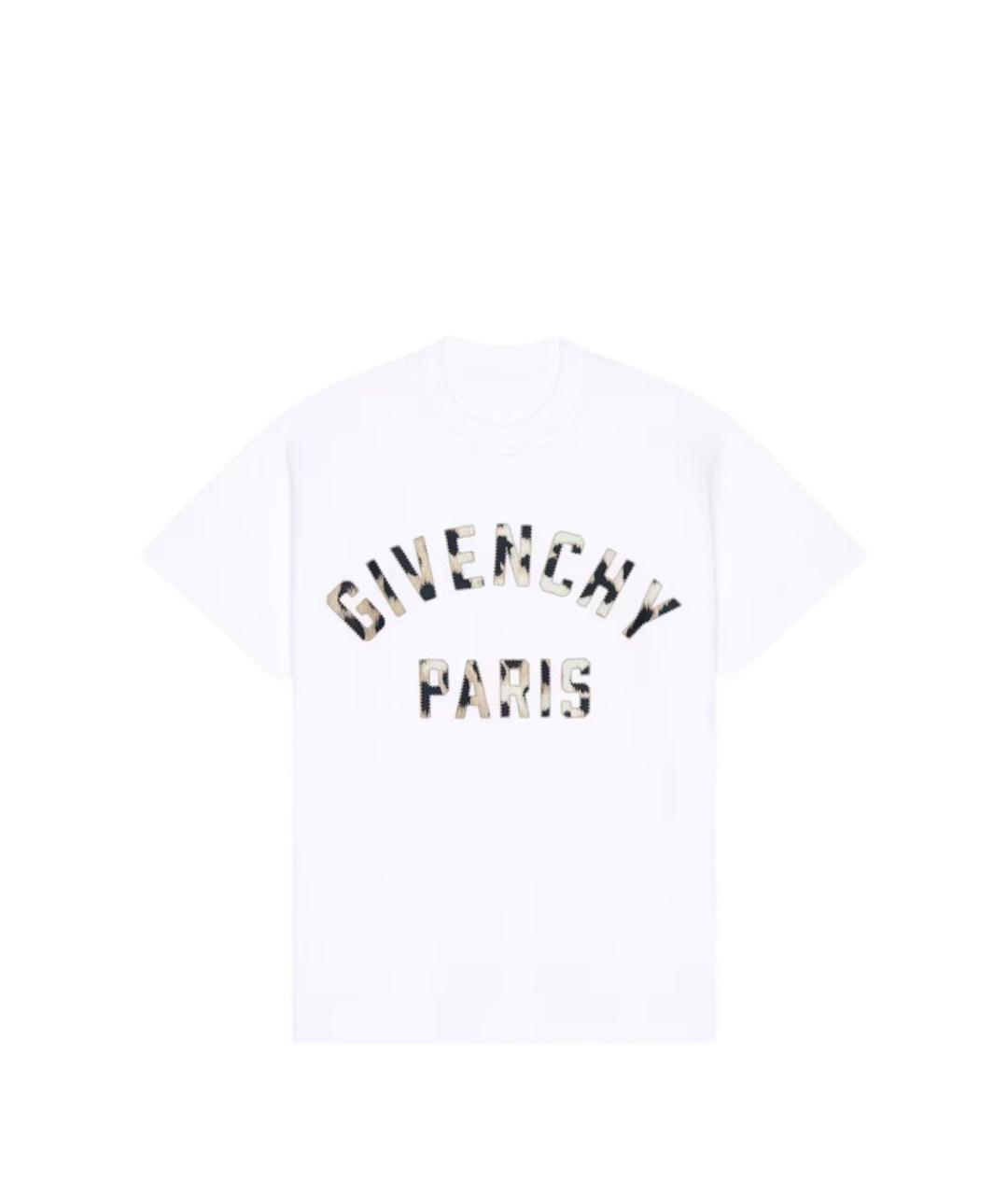 GIVENCHY Белая хлопковая футболка, фото 3