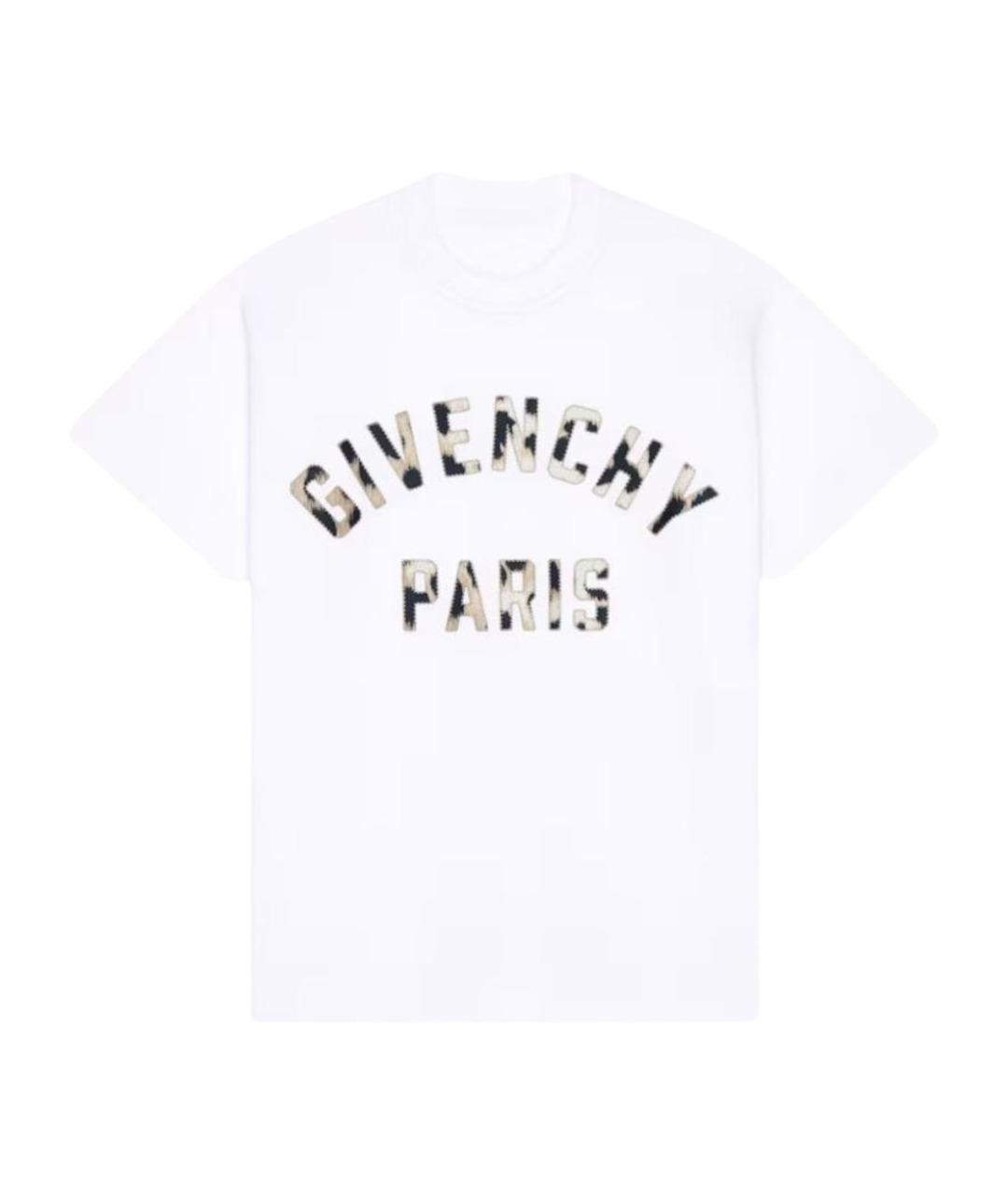 GIVENCHY Белая хлопковая футболка, фото 1