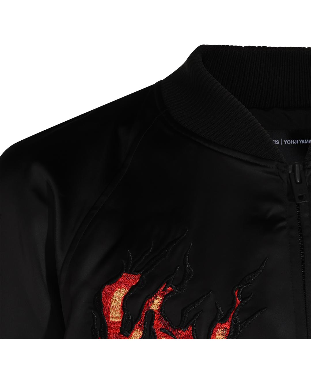 Y-3 Черная полиэстеровая куртка, фото 3