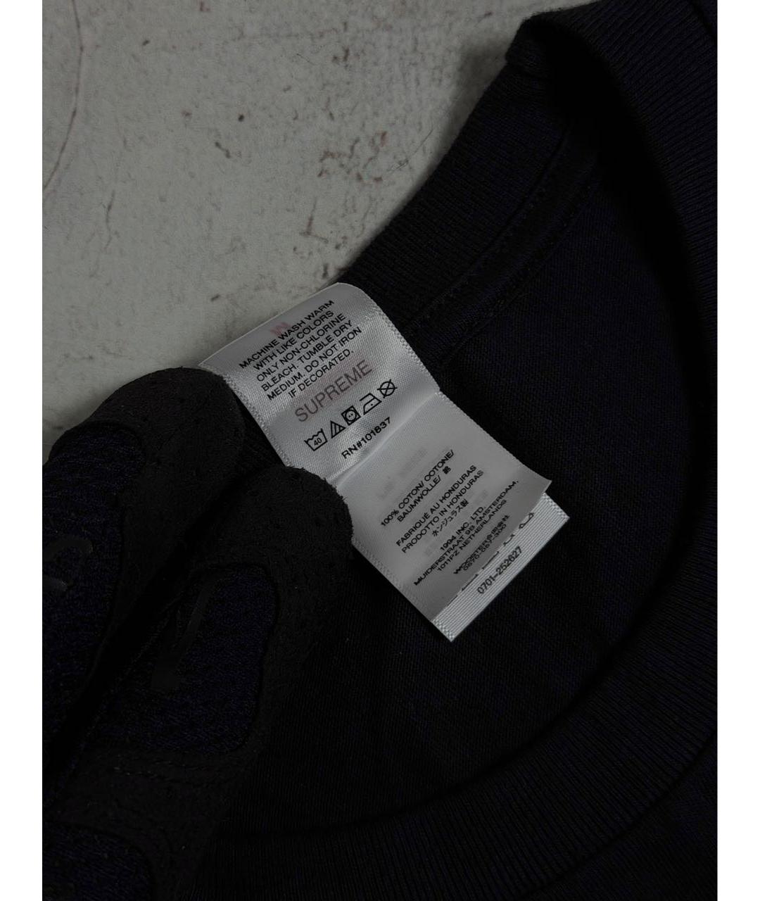 YOHJI YAMAMOTO Черная хлопковая футболка, фото 7