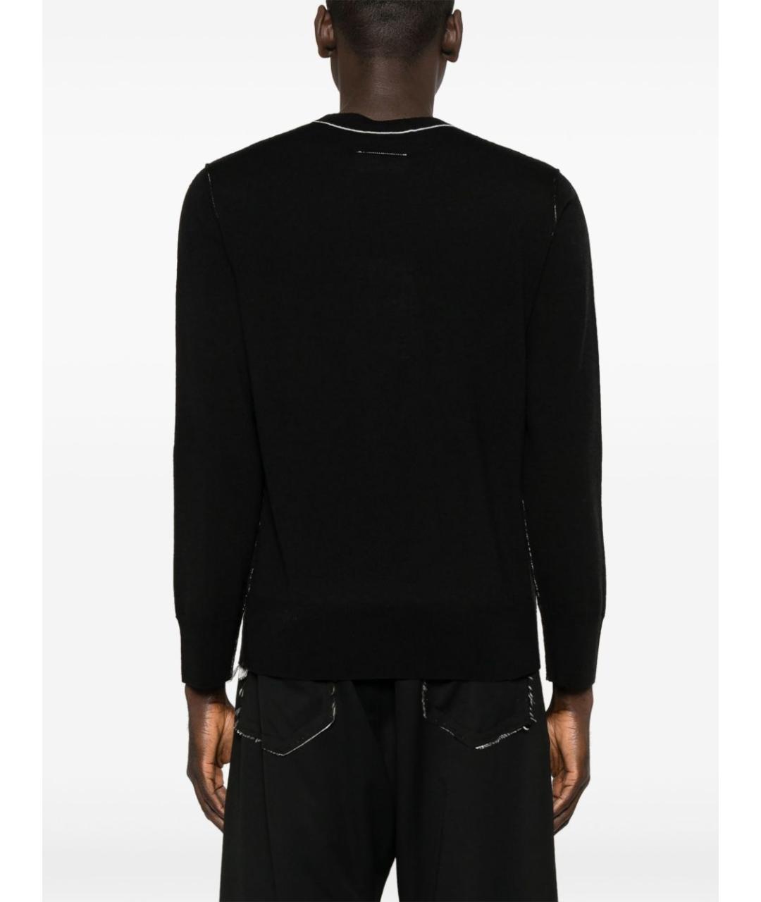 MM6 MAISON MARGIELA Черный шерстяной джемпер / свитер, фото 3