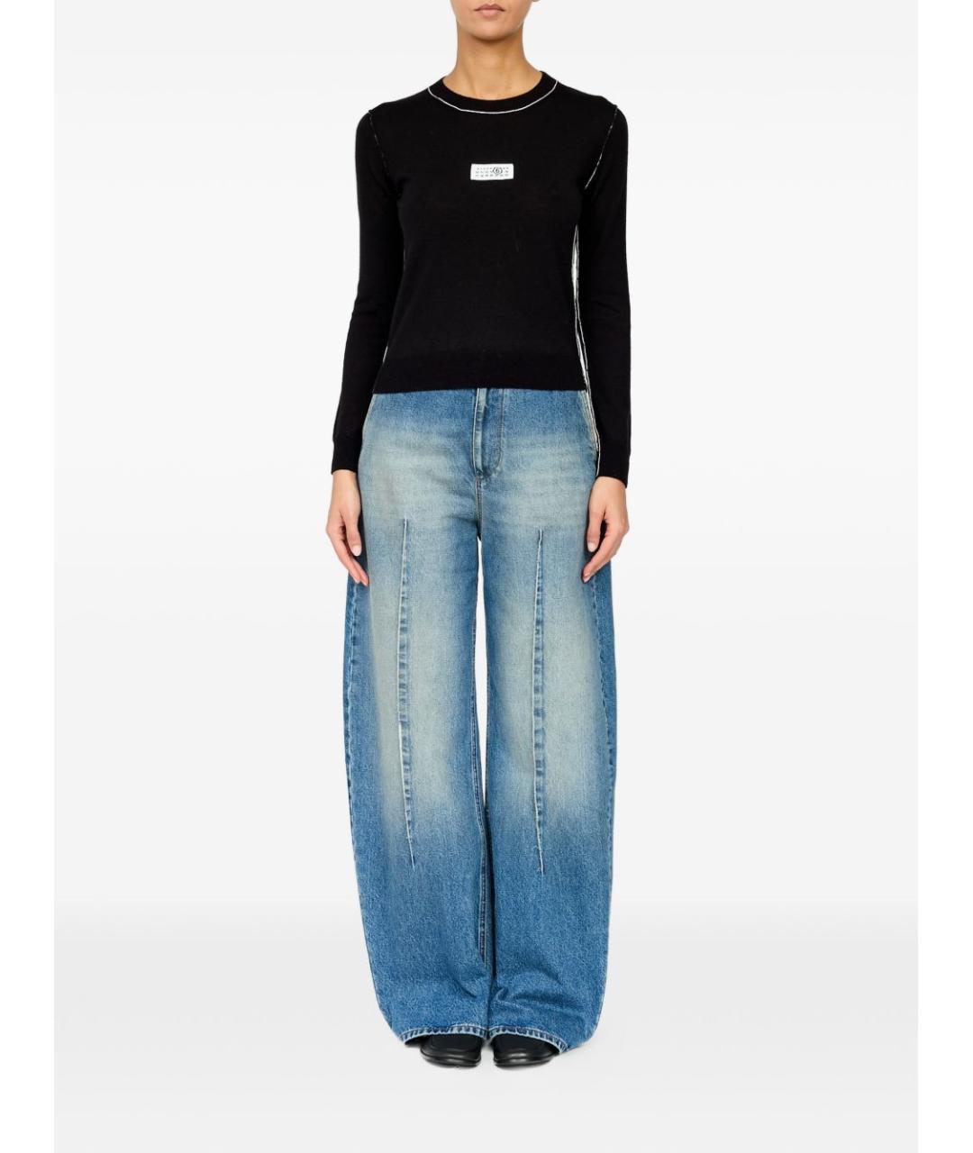 MM6 MAISON MARGIELA Черный шерстяной джемпер / свитер, фото 3