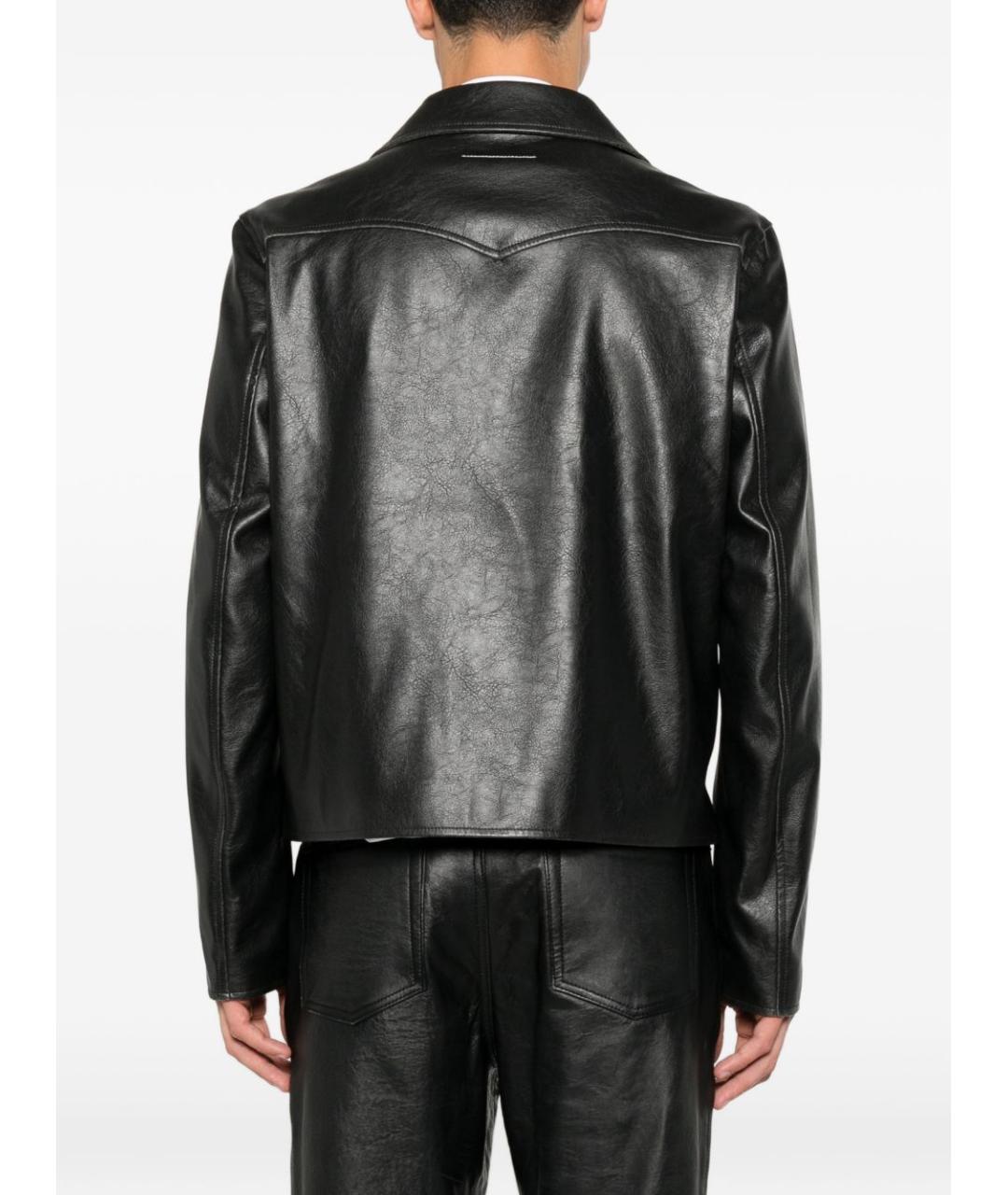 MM6 MAISON MARGIELA Черная полиэстеровая куртка, фото 4