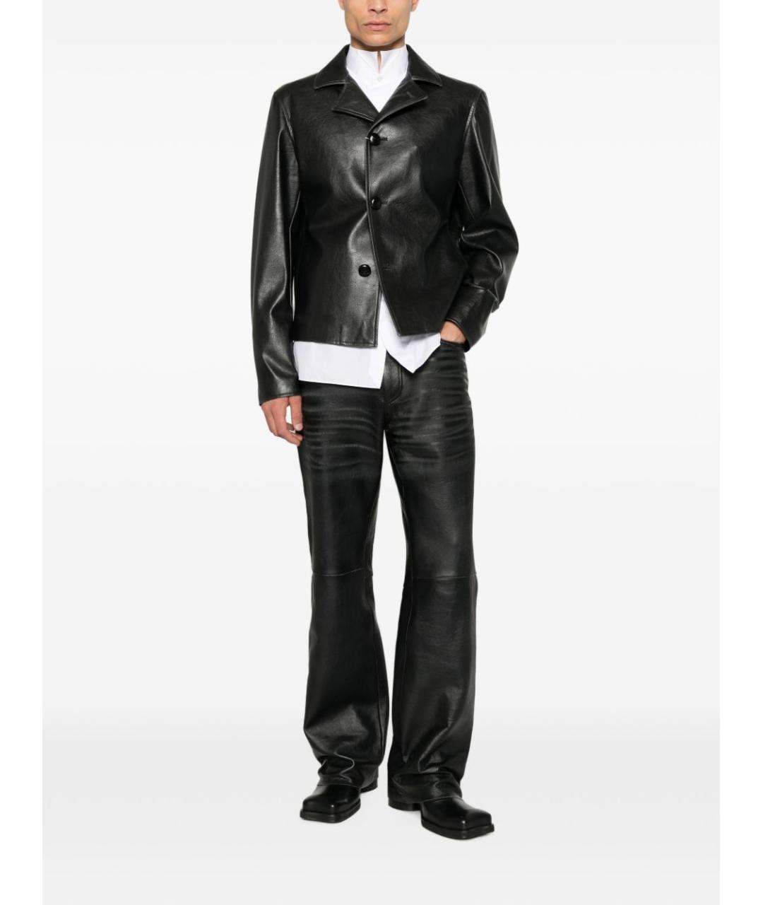 MM6 MAISON MARGIELA Черная полиэстеровая куртка, фото 3
