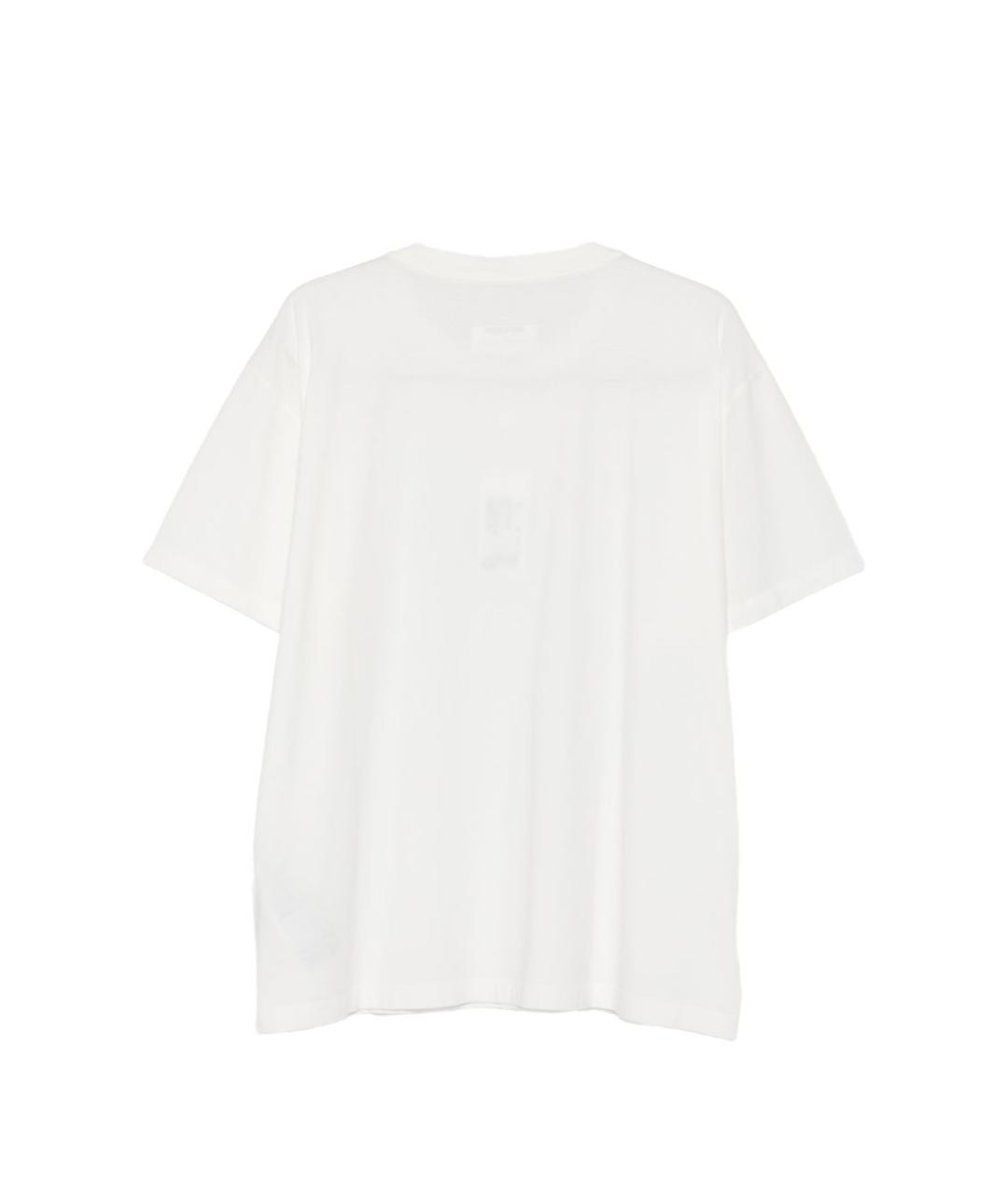 MM6 MAISON MARGIELA Белая хлопковая футболка, фото 2