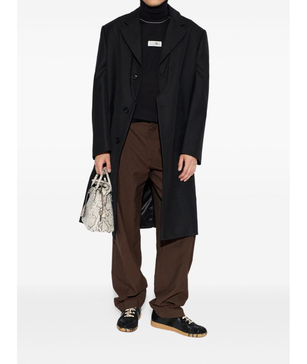 MM6 MAISON MARGIELA Черный шерстяной джемпер / свитер, фото 2