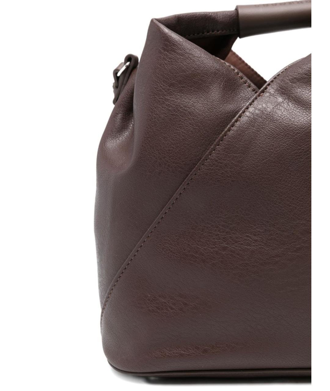MM6 MAISON MARGIELA Коричневая сумка через плечо из искусственной кожи, фото 2