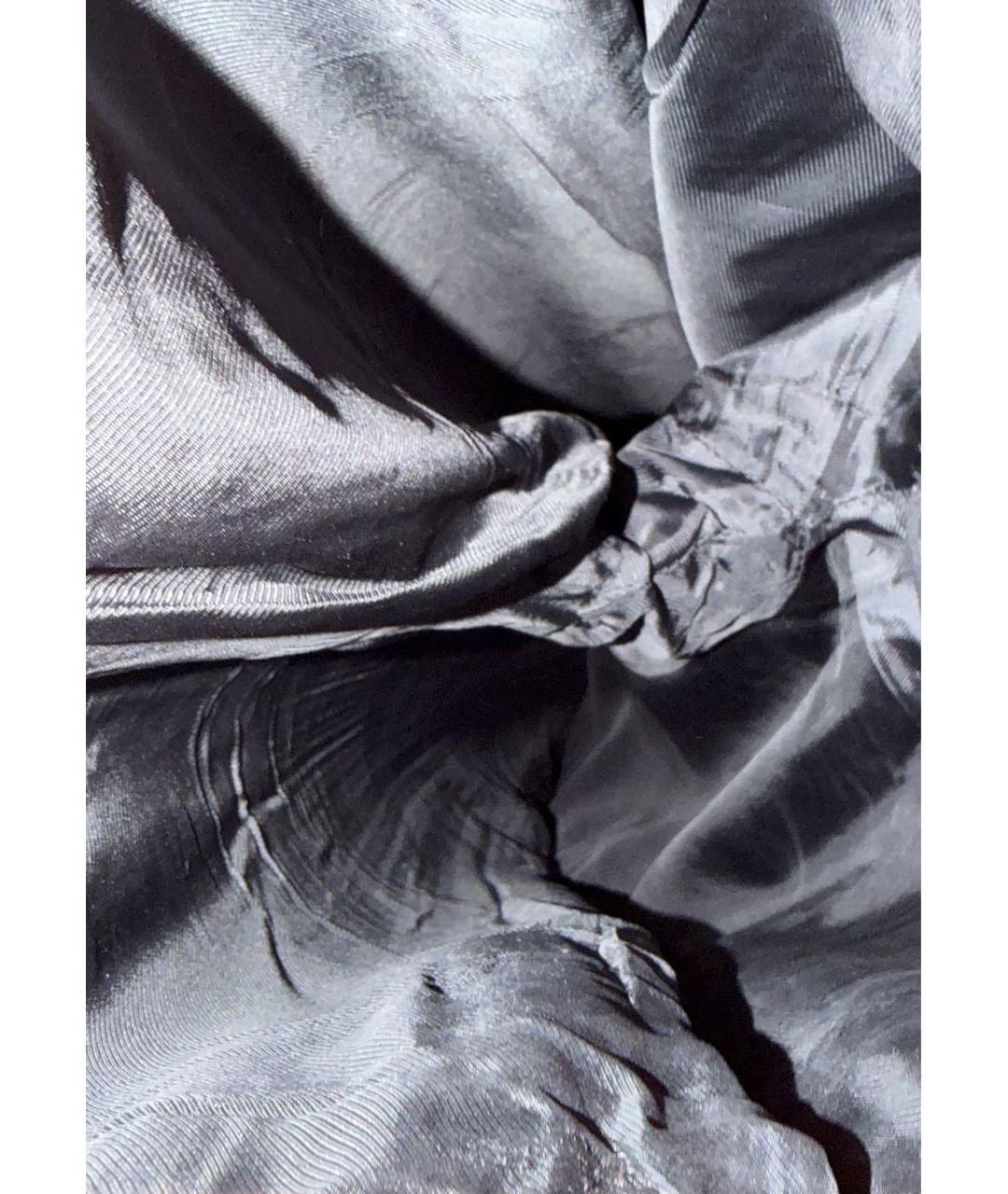 ANN DEMEULEMEESTER Бордовые кожаные брюки широкие, фото 8