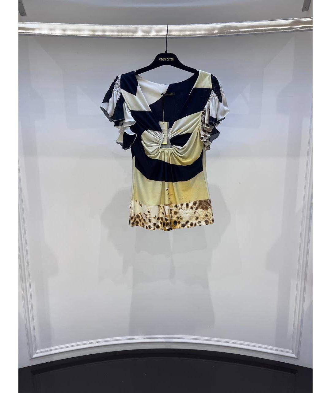 ROBERTO CAVALLI Мульти футболка, фото 4