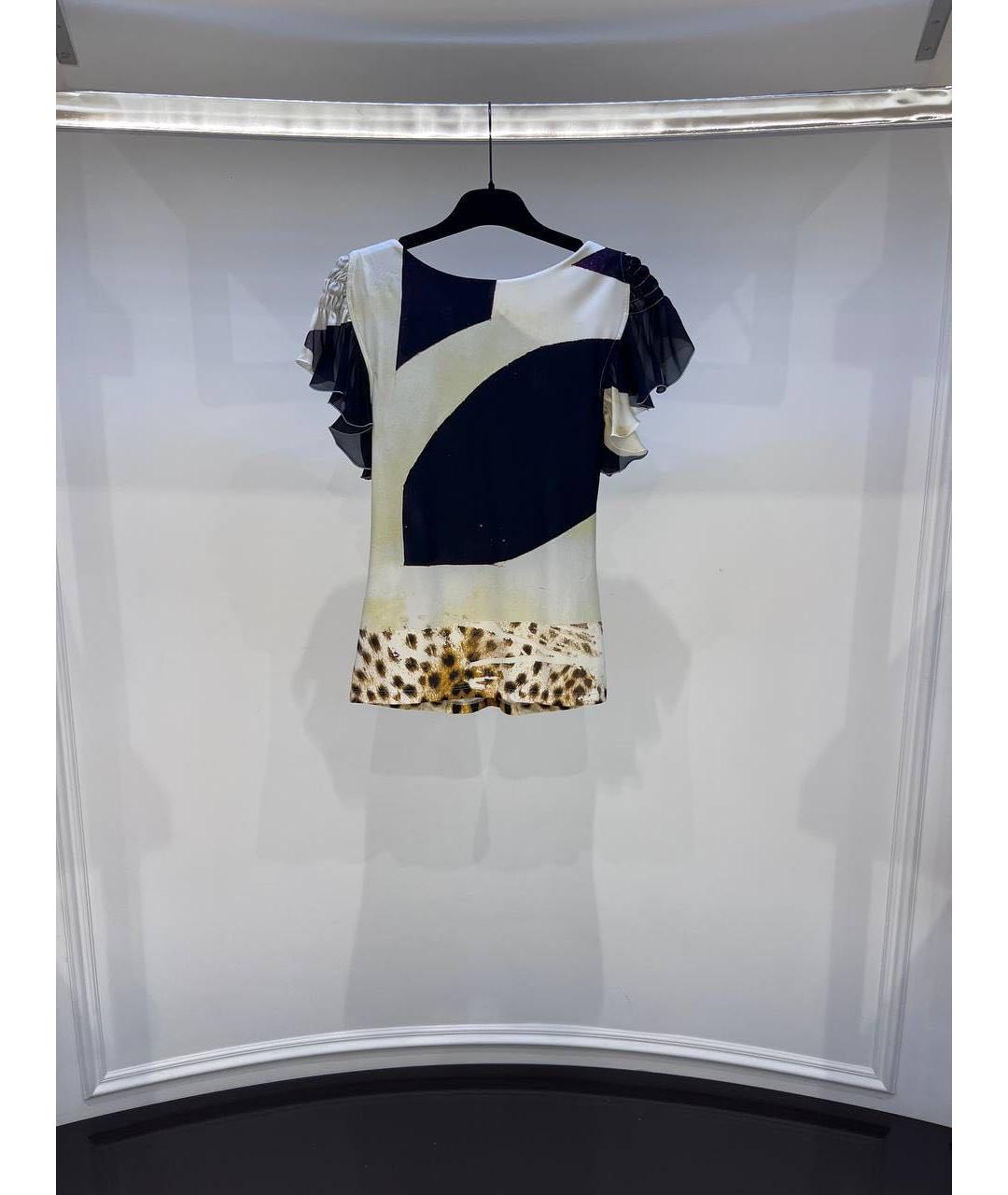 ROBERTO CAVALLI Мульти футболка, фото 2