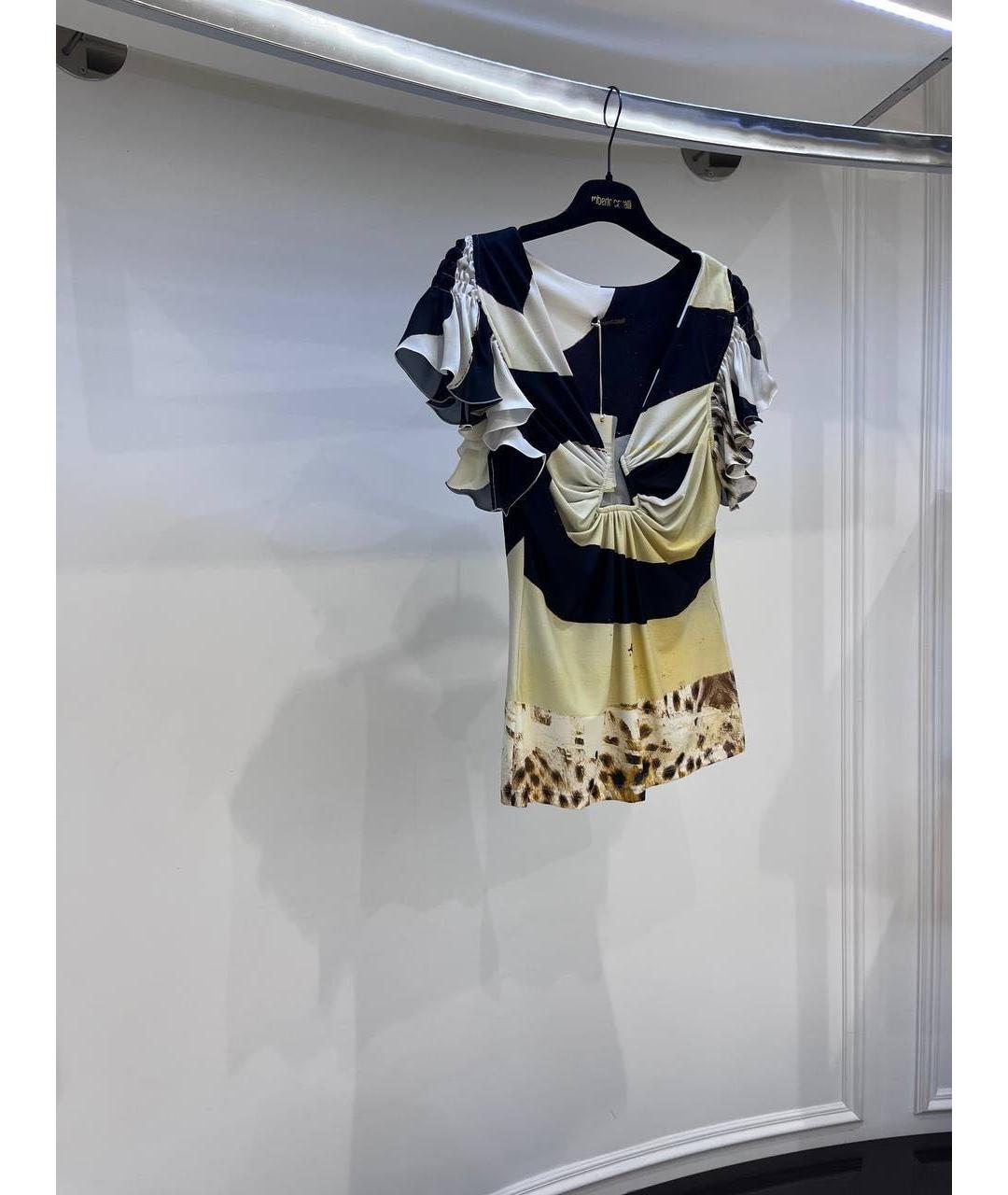 ROBERTO CAVALLI Мульти футболка, фото 3