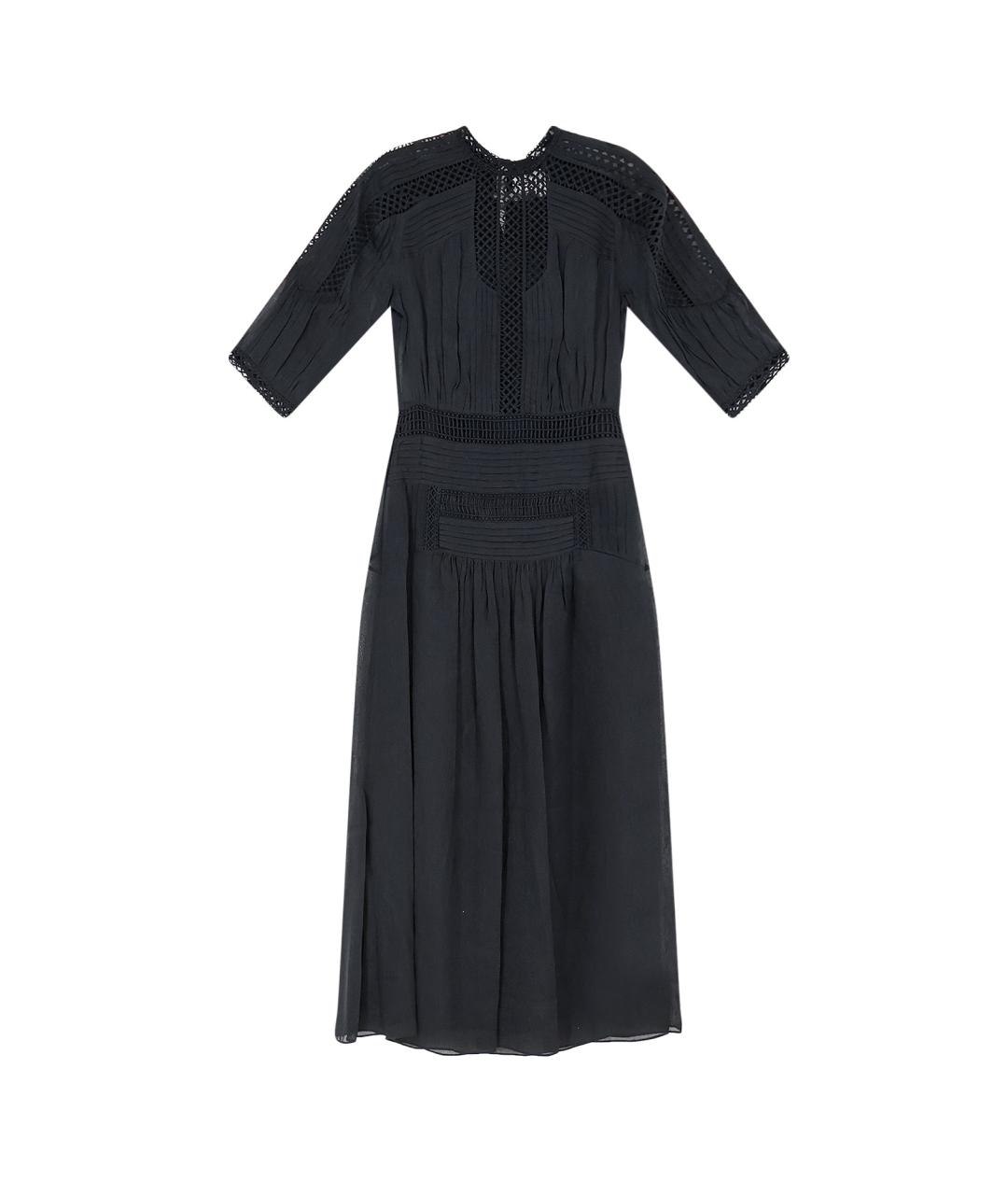 ISABEL MARANT ETOILE Черное вискозное повседневное платье, фото 1