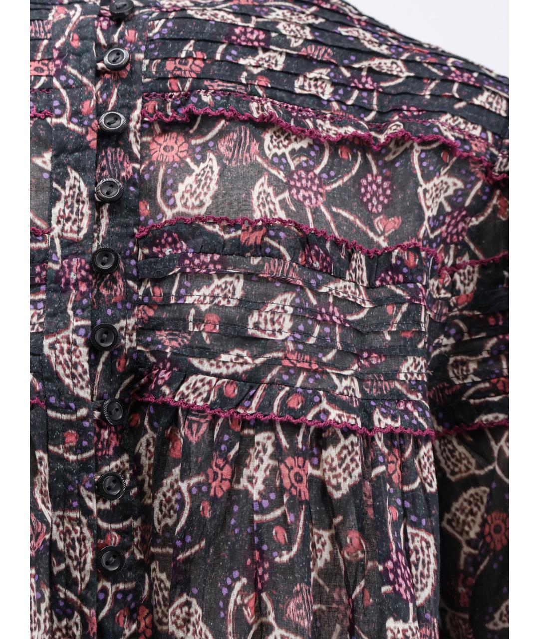 ISABEL MARANT ETOILE Мульти хлопковая рубашка, фото 3