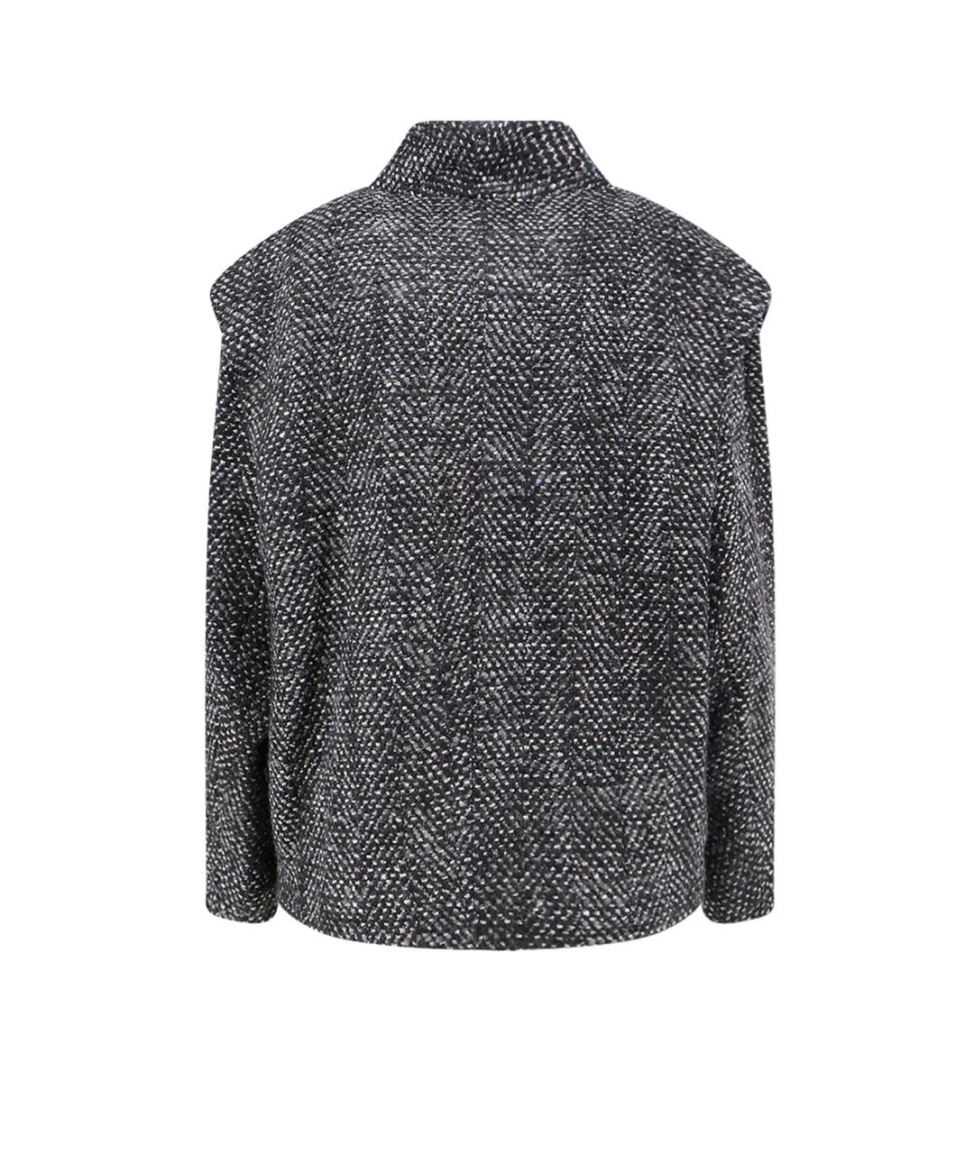 ISABEL MARANT ETOILE Антрацитовый шерстяной жакет/пиджак, фото 2