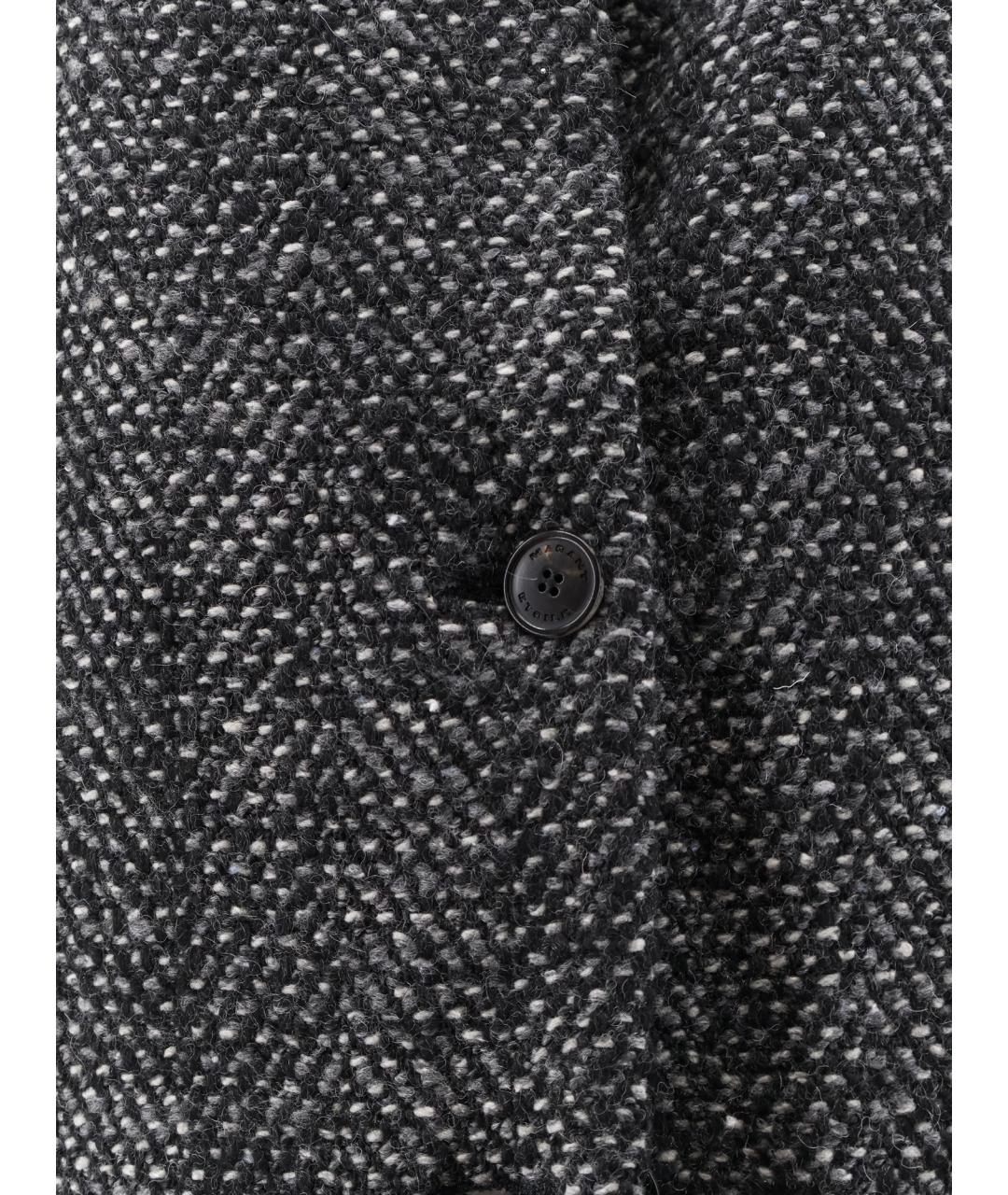 ISABEL MARANT ETOILE Антрацитовый шерстяной жакет/пиджак, фото 3