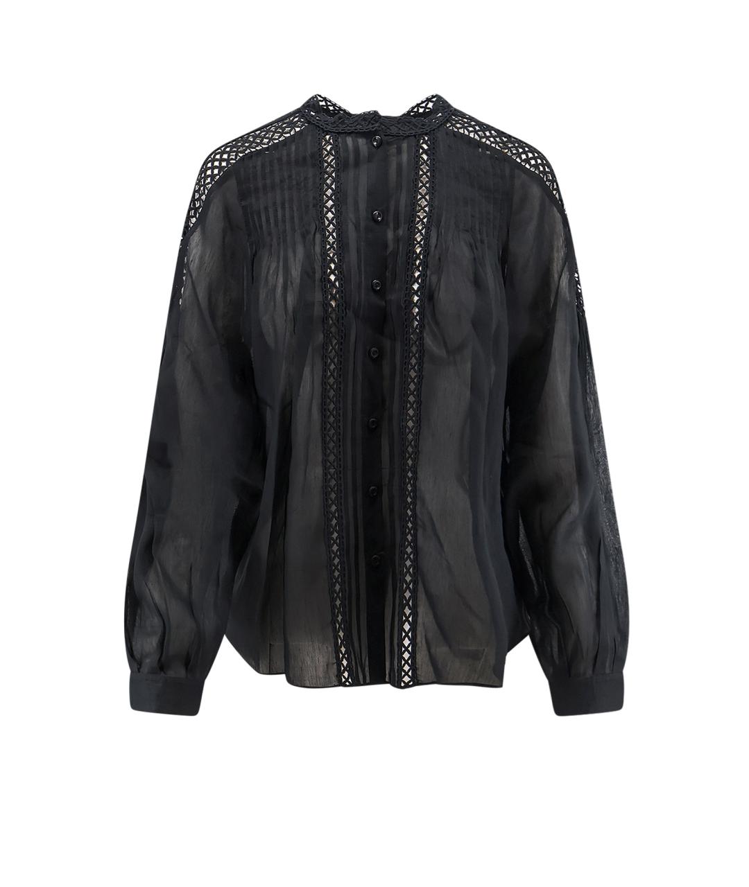 ISABEL MARANT ETOILE Черная вискозная рубашка, фото 1