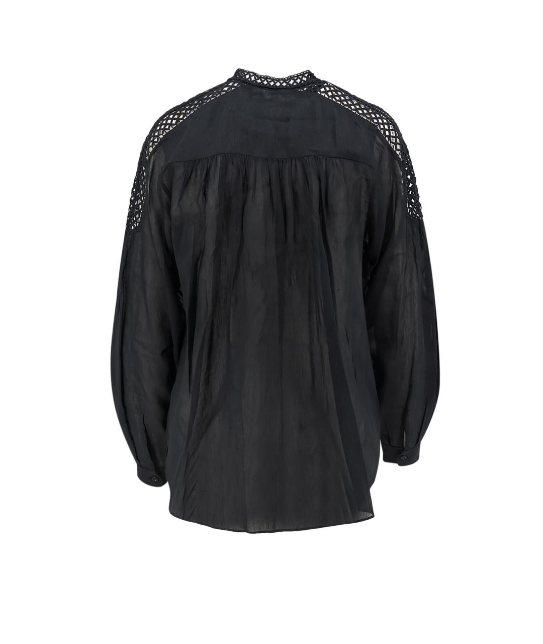 ISABEL MARANT ETOILE Черная вискозная рубашка, фото 2