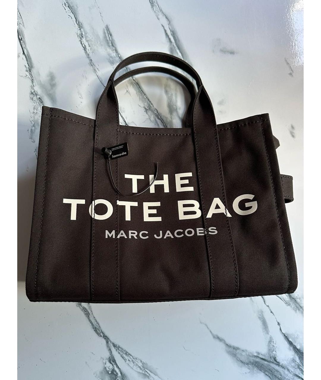 MARC JACOBS Черная сумка тоут, фото 4