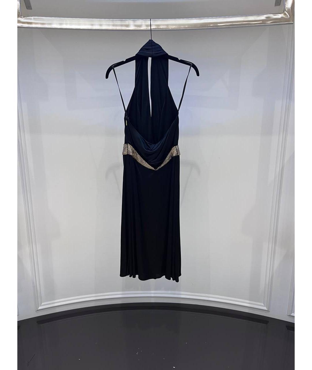 ROBERTO CAVALLI Черное повседневное платье, фото 2