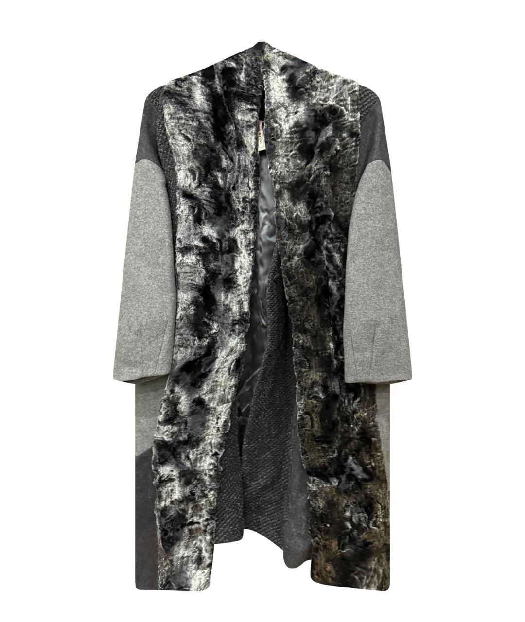 ANTONIO MARRAS Серое шерстяное пальто, фото 1