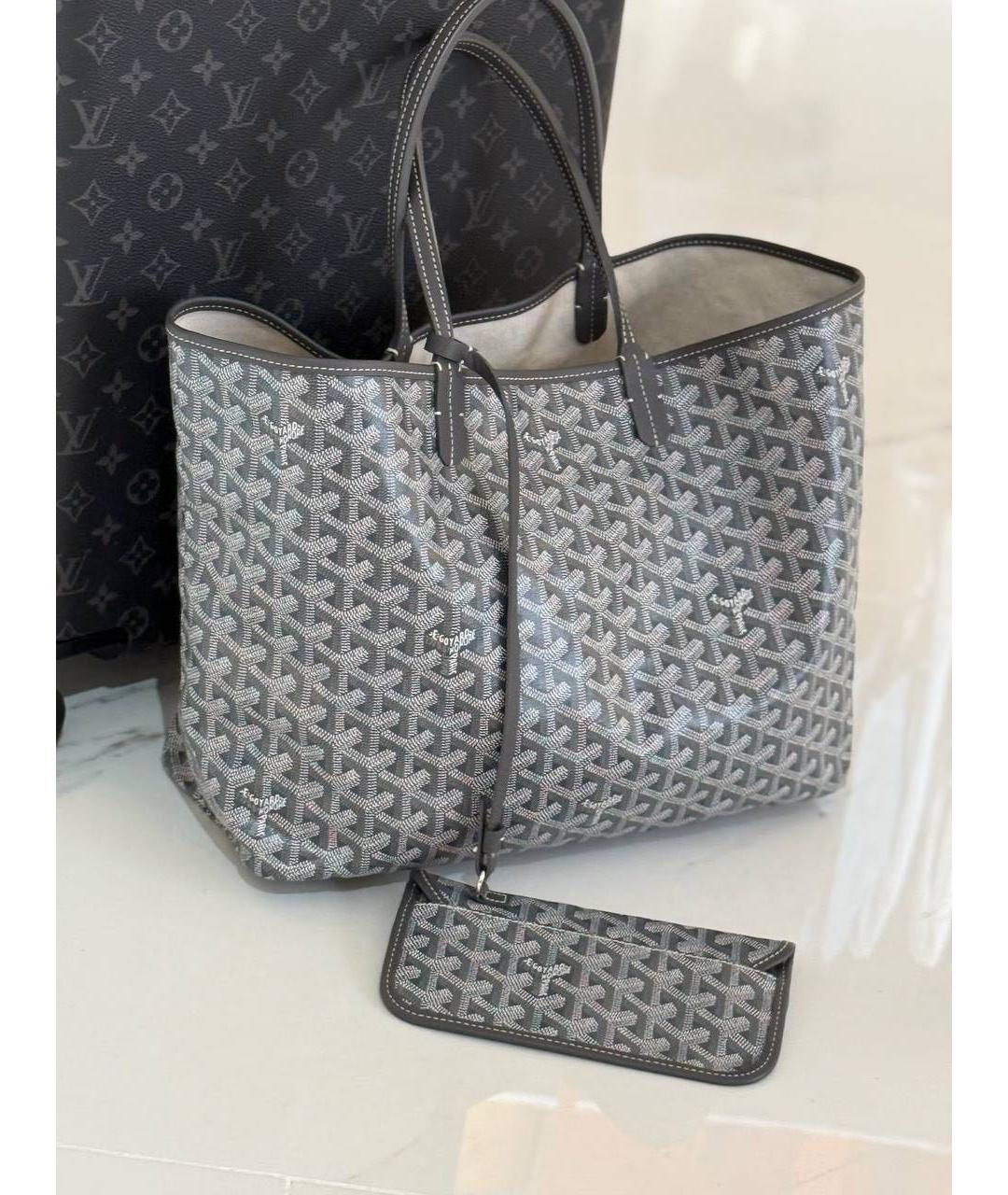 GOYARD Антрацитовая сумка тоут, фото 2