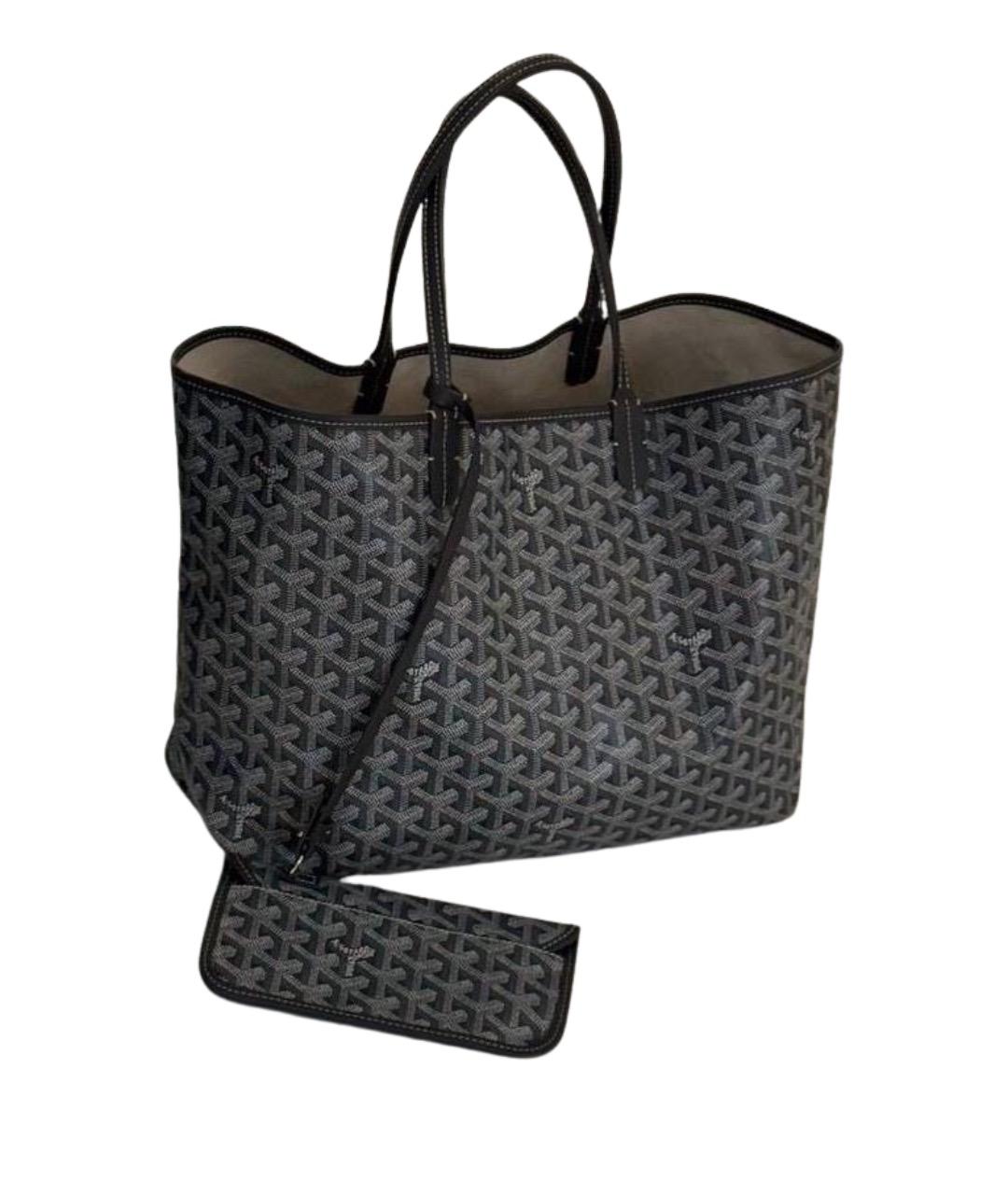 GOYARD Антрацитовая сумка тоут, фото 1