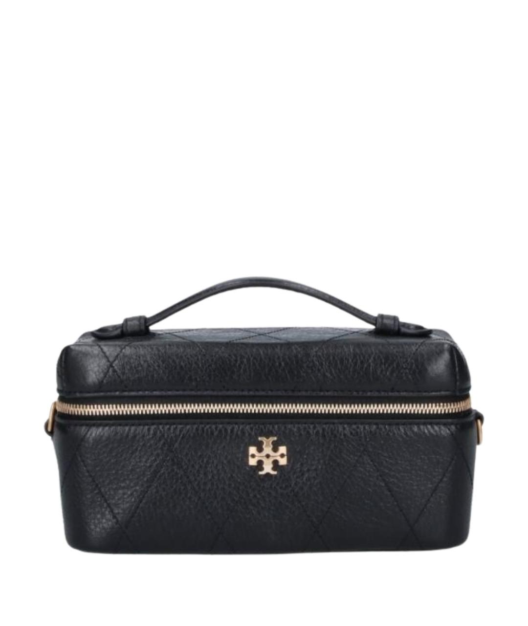 TORY BURCH Черная кожаная сумка через плечо, фото 1