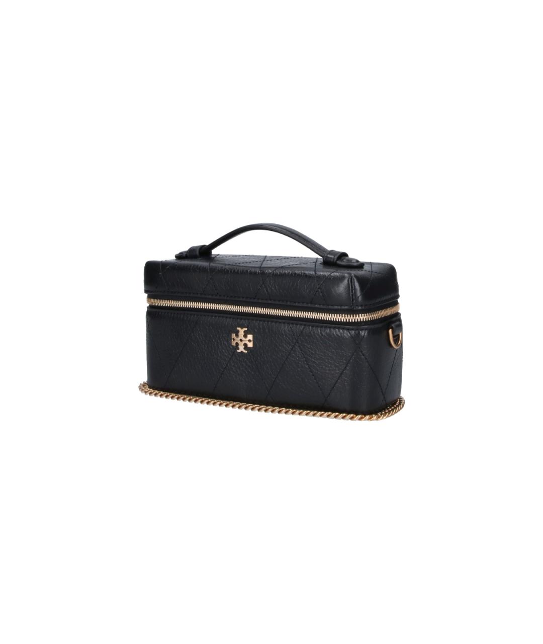 TORY BURCH Черная кожаная сумка через плечо, фото 2