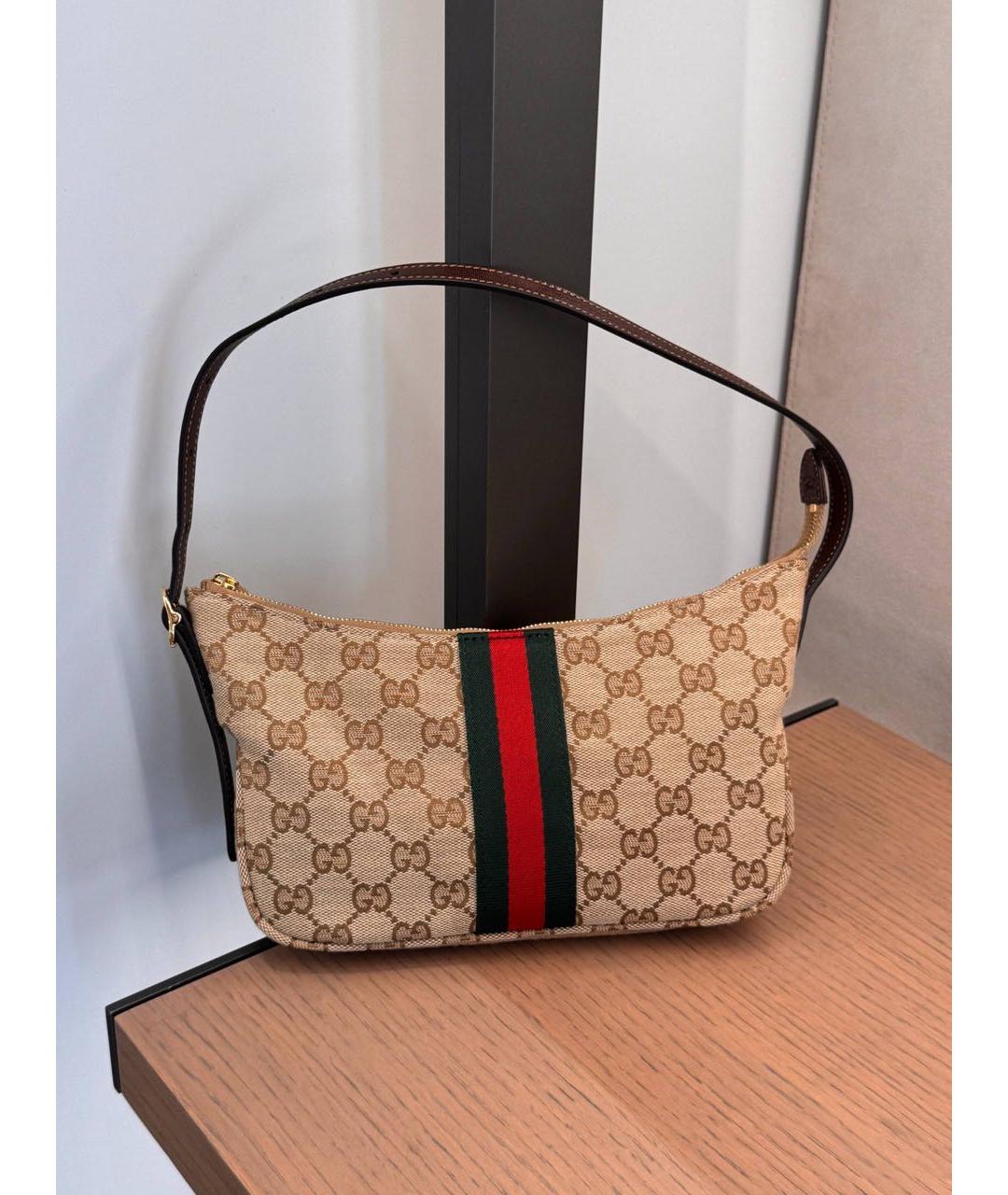GUCCI Коричневая сумка через плечо, фото 4